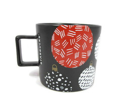 Starbucks 2016 Christmas White Red Black Ball Ornaments Coffee Mug Cup 12 Oz - $19.79