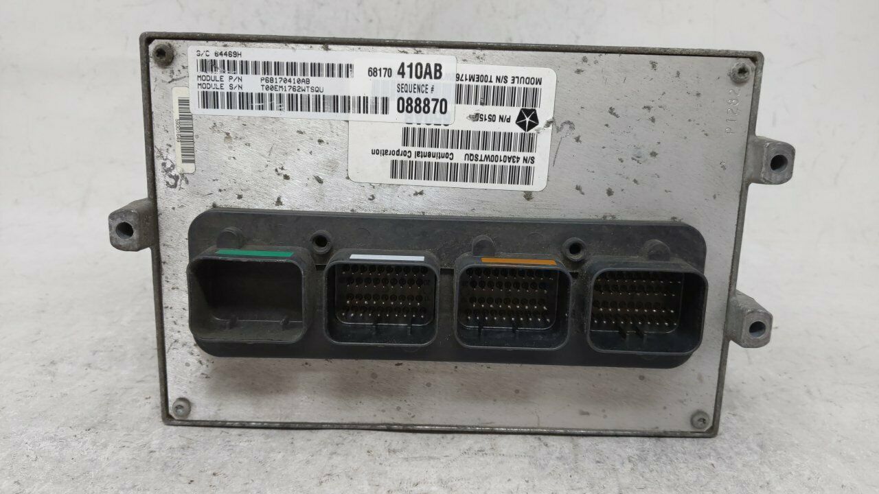 2012-2013 Jeep Grand Cherokee Engine Computer Ecu Pcm Oem P68170410ab 3 ...