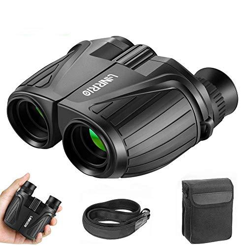 Binoculars, Binrrio 10x25 Compact Binoculars High Powered Mini