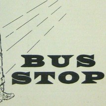 Bus Stop Playbill 1956 Barbara Baxley Kent Smith William Inge Stritch McVey - $19.79