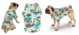 Hawaiian Breeze Shirts for Dogs Aloha Dog Camp Shirt with Paradise Palm Design - $19.69+