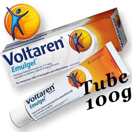 Voltare Emulgel Gel 1 100gram Pain Relief, Rheumatiod Arthritis