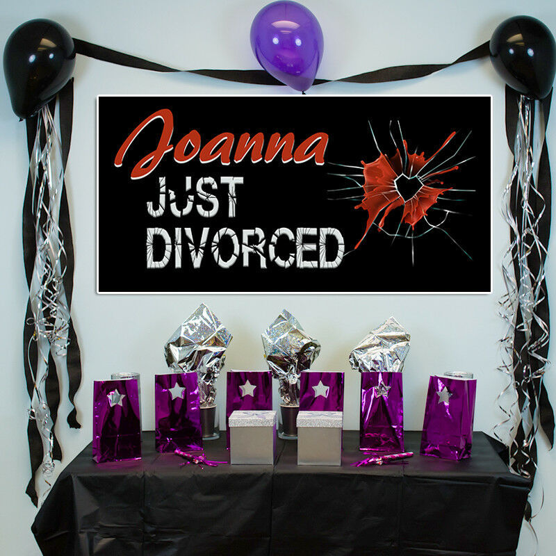 Just Divorced Banner Divorce Party Decoration Backdrop Party Decorations