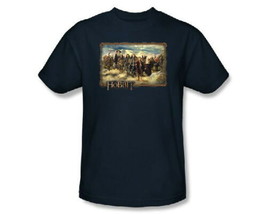 The Hobbit An Unexpected Journey Movie Bilbo and Company Cast T-Shirt NE... - $17.99