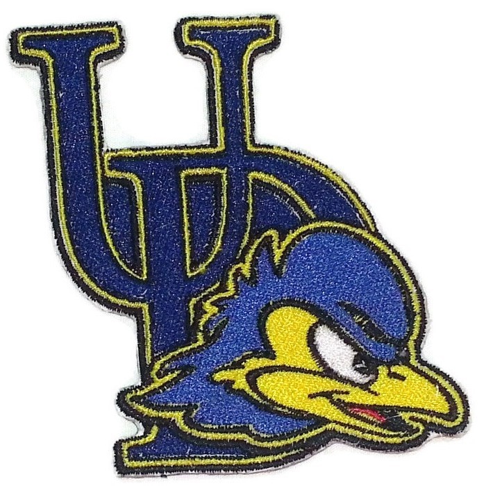 Delaware Fightin Blue Hens Logo Iron On Patch