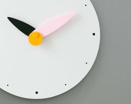 Moro Design Spread the Wings Wall Clock non Ticking Silent Modern Clock (Pink) image 3