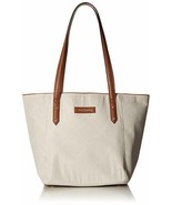 BRAND NEW Vera Bradley Preppy Poly Ella Tote in SAND LARGE 20&quot; BY 14&quot; - $84.15