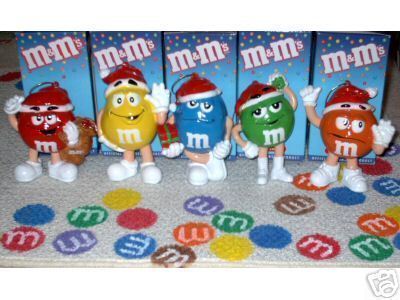 2004 M&M CHARACTERS LIMITED EDITION COLLECTIBLE CHRISTMAS ORNAMENTS ...