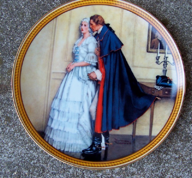 Norman Rockwell Plate The Unexpected Proposal 1986
