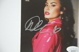 Demi Lovato Signed Framed 16x20 Photo + CD Display JSA image 2