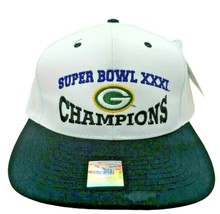 VINTAGE Green Bay Packers NFL Super Bowl XXXI Champions Snapback Hat WHI... - $20.80