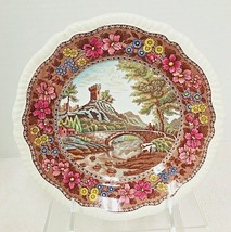 Copeland Spode Tower Pattern  Salad Plate 7 5/8&quot;  Rocke Hermitage - $34.16