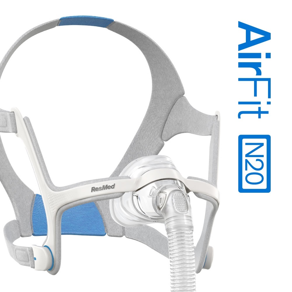 New Airfit™ N20 63502 Large Nasal Cpap Mask With Headgear Free Shipping Sleep Masks 2263