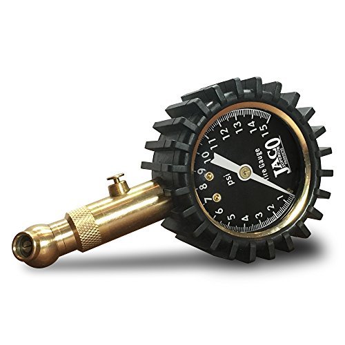 JACO Elite Tire Pressure Gauge 15 PSI Air Pressure Gauges