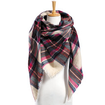 winter scarf plaid scarf designer unisex acrylic basic shawls women s scarves hot sale thumb200