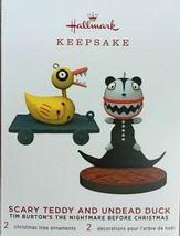 Hallmark 2019 Scary Teddy And Undead Duck Limited Special Edition - $29.99