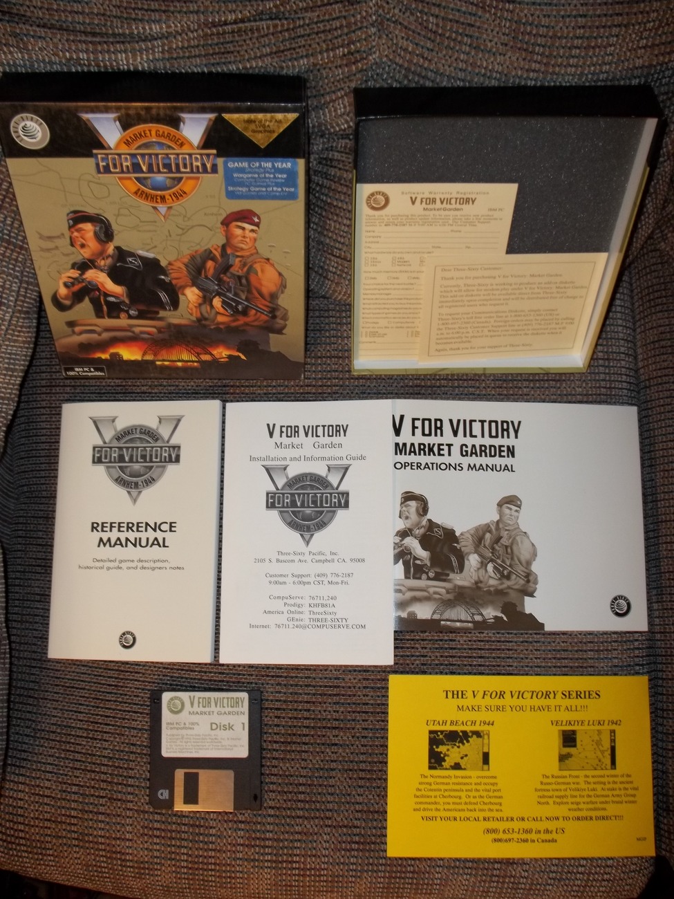 360 Pacific and Atomic V for Victory Market Garden pc 3.5 Video Games