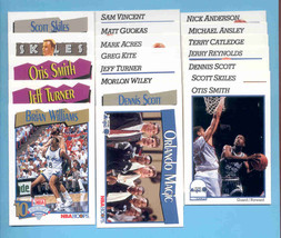1991/92 Hoops Orlando Magic Basketball Set - $2.99