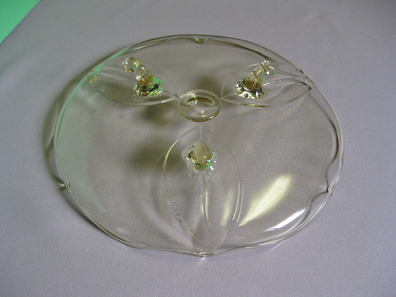 Lancaster Glass Topaz (yellow) Petal 10