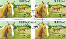 Pilipinas stamp horse palomino thumb200