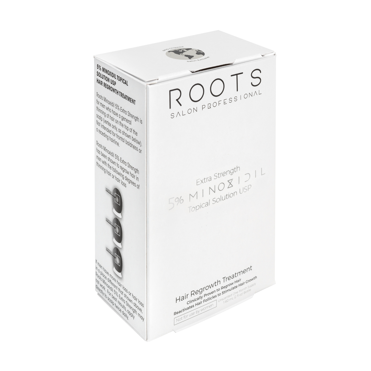 Roots Professional Extra Strength 5 Minoxidil Topical Solution 2oz