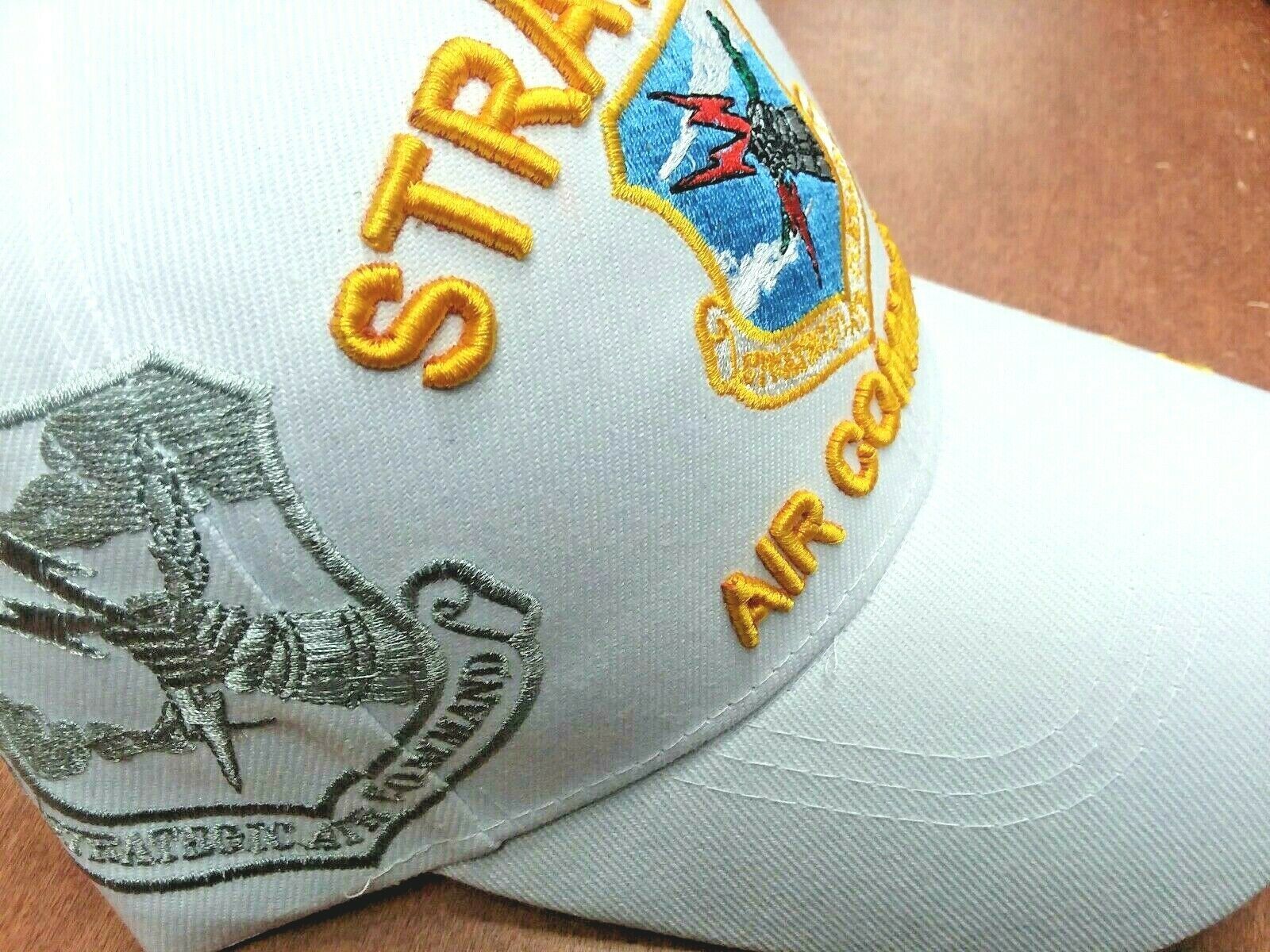 Sac Strategic Air Command White Us Air Force Cap Hat New Military Ball