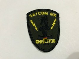 SATCOM MK GEROLSTEIN PATCH POLICE ARMY MILITARY BADGE SHOULDER PATCH INS... - $9.50
