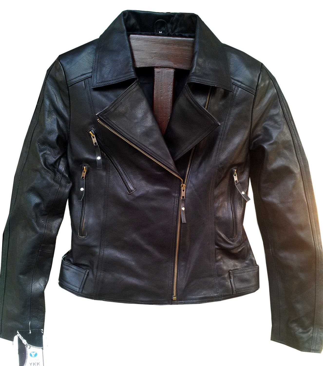 New Handmade Women Simple Brando Style Leather Jacket, Women leather ...