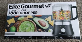 Elite Gourmet 2 Speed 3 Cup FOOD CHOPPER EFP6027 - $17.50