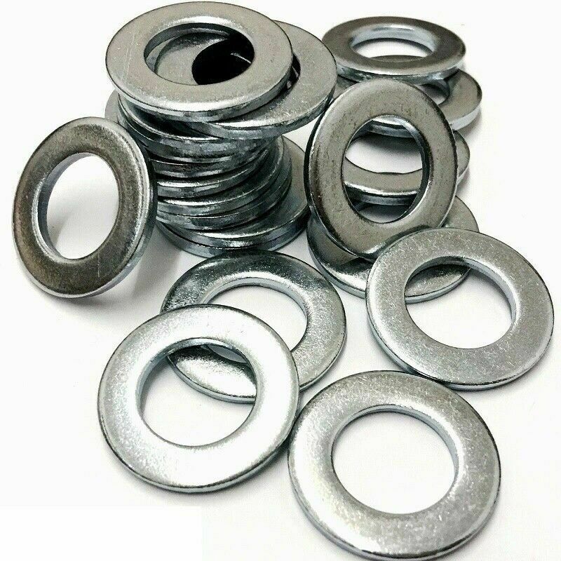 M20-20mm SPRING WASHERS SQUARE BRIGHT ZINC PLATED SQ COIL LOCK WASHER DIN 7980 