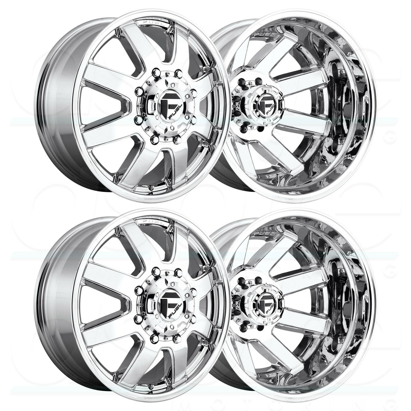 6New 20" Fuel D536 Maverick Dually Wheels 20x8.25 8x210 122/246