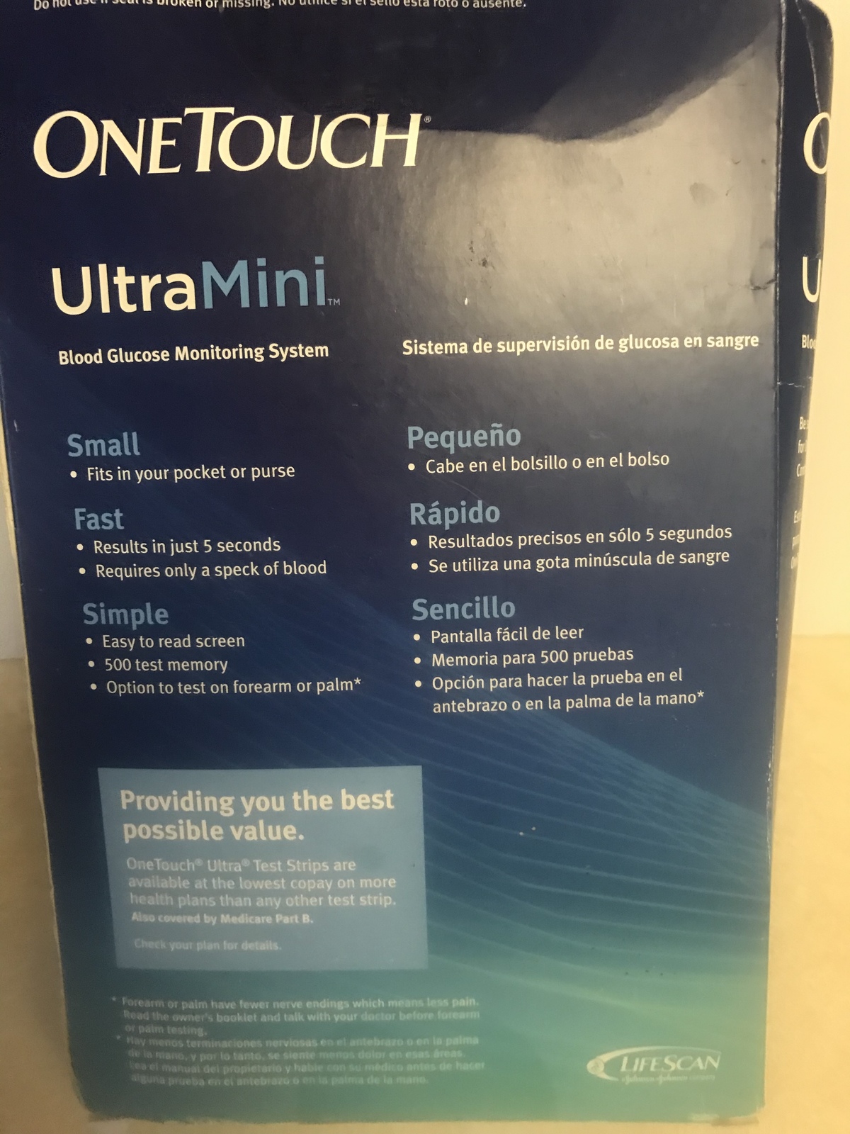 One Touch Ultra Mini Blood Glucose Monitoring System Other Medical