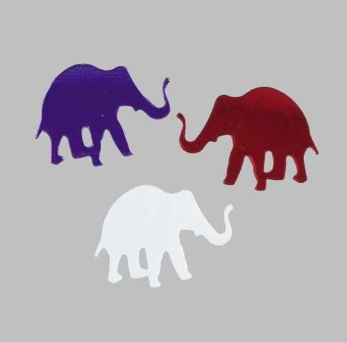 Confetti Elephant Red. White. Blue Mix bag tabletop republican-  FREE SHIPPING  - $3.95 - $28.70