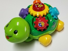 Vtech Roll & Learn Turtle Electronic Interactive Pull Toy Music Lights Gears - $7.14