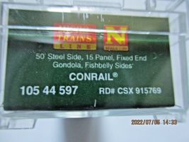 Micro-Trains # 10544597 Conrail 50' Gondola CSX Family Tree Series Car # 10 (N) image 9