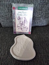 Longaberger Pottery 1996 Easter Cookie Mold #32182 - $11.02