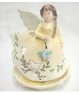 Country Gatherings Angel Votive Candle Holder 4.25&quot; Russ Berrie New Old ... - $14.10
