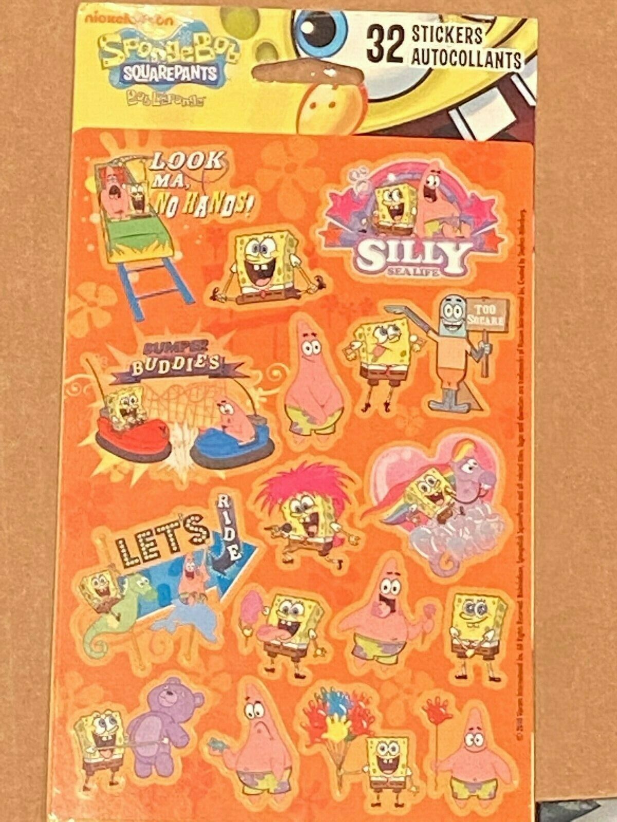 Primary image for American Greetings SpongeBob Stickers 32 Stickers *NEW/SEALED* bb1