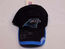 Carolina Panthers Signed Mike Minter 30 Autographed Baseball Hat NFL Bla... - $34.99