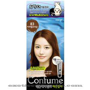 CONFUME SQUID INK NATURAL HAIR COLOR DYE - 83 CARAMEL ...