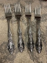 4! International Decorator Stainless Steel EMBASSY Dinner Forks 3 Sets Ava - $33.66