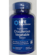 Life Extension Triple Action Cruciferous Vegetable Extract - 60 Capsules - $18.99