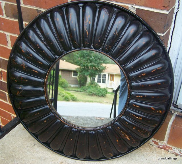 Vintage Decorative African Mirror Home & Garden