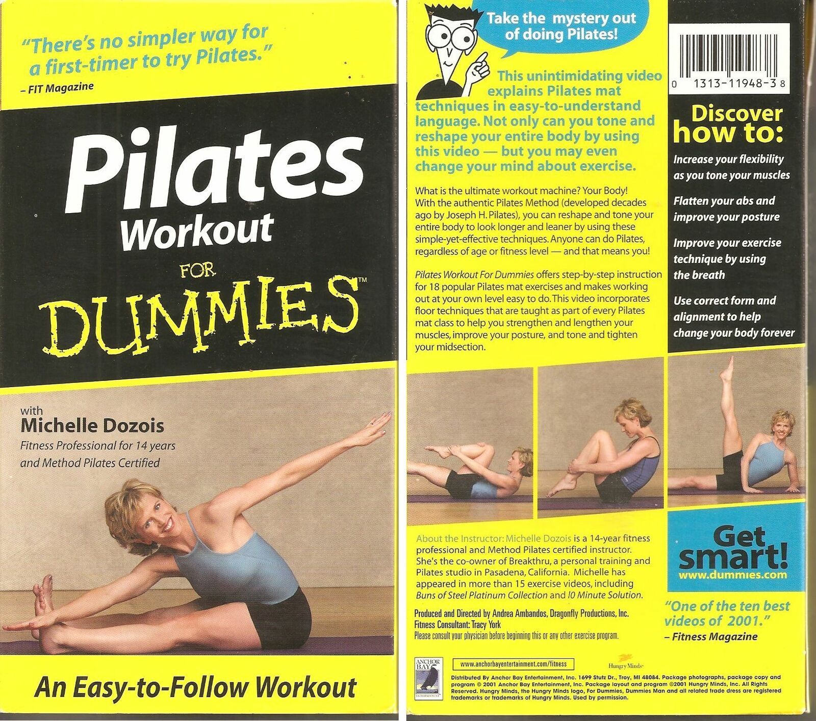 Pilates for Dummies [VHS] VHS Tapes