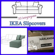 IKEA HARLANDA HÄRLANDA Cover For Chaise Section Ljungen Light Green 504.... - $149.00