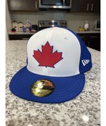 Toronto Blue Jays Authentic MLB New Era 59FIFTY Fitted Hat Size 7 7/8 Ca... - $29.65