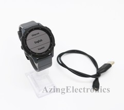 Garmin Fenix 6 Pro Solar Edition 47mm GPS Watch w/ Slate Gray Band image 1