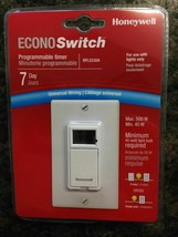 Honeywell electric Econo Switch Programmable 40+watt LIGHT Timer RPLS530A wall  - $79.15