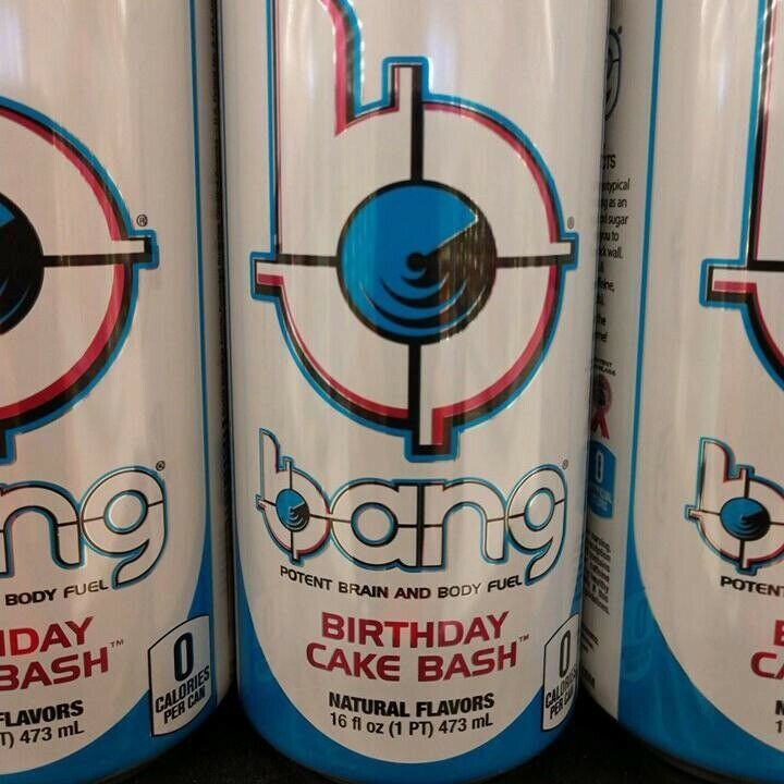 Bang Birthday Cake Bash Energy Drink VPX Super Creatine COQ10 NEW