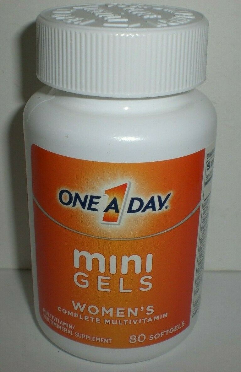 One-A-Day Women's Complete Multivitamin Multimineral Supplement 80 Mini ...